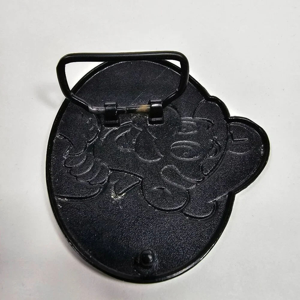 Luigi Metal Belt Buckle Blue Enamel 3